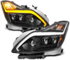 For 2008-2015 G37 / Q60 Coupe New Exclusive LED Sequential LED Signal Tube Projector Headlights