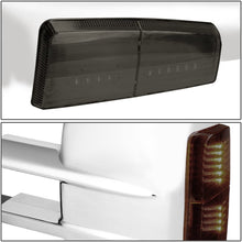 DNA Motoring TWM-020-T999-CH-SM Chrome Powered Tow Mirror+Heat+LED Smoked [For 14-17 Silverado/Sierra]