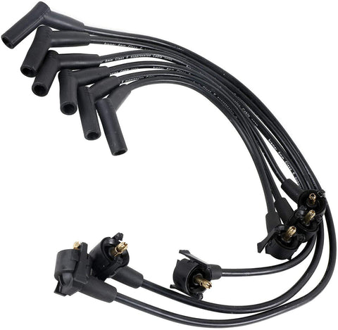 Bodeman - Ignition Spark Plug Wires 8mm (6PC Set) for 1990-1996 Ford Explorer, Ranger, Aerostar V6 4.0L/ for 1991-2000 Mazda B4000, Navajo