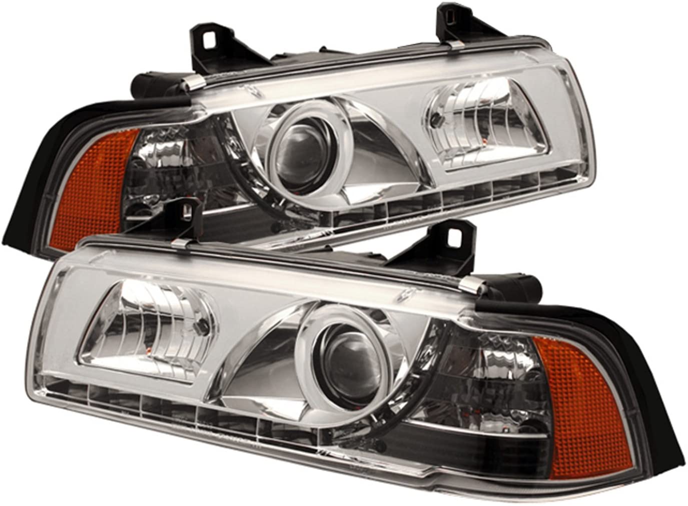 Spyder Auto 444-BMWE36-2D-DRL-C Projector Headlight