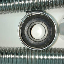 Pirate Mfg 48" Chrome Stainless Flexible Radiator Hose Kit w/Polished Aluminum End Caps