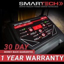 Smartech WBC-275 6V/12V Wheel Automotive Battery Charger | 275A Engine Start | 60A Boost | 6A<>2A Charge | Digital Display - Built in Microprocessor for Safe Charging