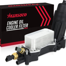 68105583AF Engine Oil Cooler Filter Housing Adapter | Compatible With 2014-2017 Chrysler 200, 300 | Dodge Challenger, Grand Caravan | Jeep Grand Cherokee, Wrangler | Ram 3.6L V6 | Replaces 68105583AA