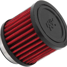 K&N Vent Air Filter/ Breather: High Performance, Premium, Washable, Replacement Engine Filter: Flange Diameter: 1.75 In, Filter Height: 2.5 In, Flange Length: 0.625 In, Shape: Breather, 62-1470