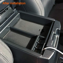 JDMCAR Compatible with Tacoma 2016-2019 2020 Center Console Organizer Insert ABS Black Materials Tray, Armrest Box Secondary Storage