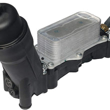 Engine Oil Cooler and Filter Housing Adapter Kit - Replaces 68105583AF, 68105583AE - Compatible with Chrysler, Dodge & Jeep 3.6L V6 Vehicles - 200, Town & Country, Grand Caravan, Wrangler, Ram