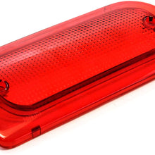Third Brake Light Lens for 1994-2004 Compatible with Chevy GMC S10 Sonoma Regular Cab or Crew Cab Only Genuine RHA High Mount