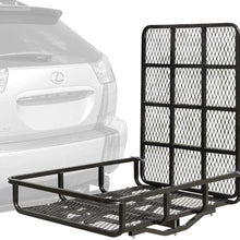 Apex Hitch-Mounted Steel Cargo Carrier with Ramp - 500 lb. Capacity
