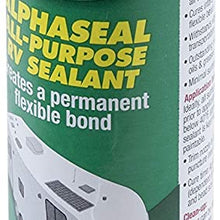 Lippert Components N2100 Alphaseal All Purpose RV Sealant - 10.3 Oz. Tube, Clear (N210005TLCI)