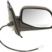 Dorman 955-271 Driver Side Power Door Mirror - Folding for Select Ford / Mercury Models, Black