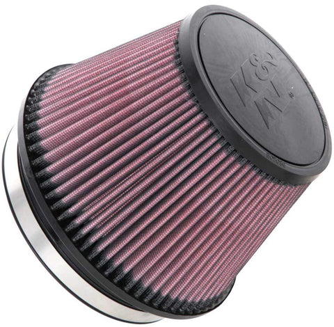 K&N Universal Clamp-On Air Filter: High Performance, Premium, Washable, Replacement Engine Filter: Flange Diameter: 6 In, Filter Height: 5 In, Flange Length: 1 In, Shape: Round Tapered, RU-2960XD