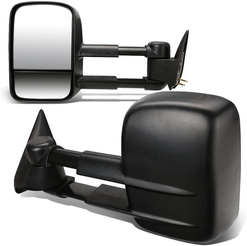 DNA Motoring TWM-022-T111-BK Pair of Towing Side Mirrors