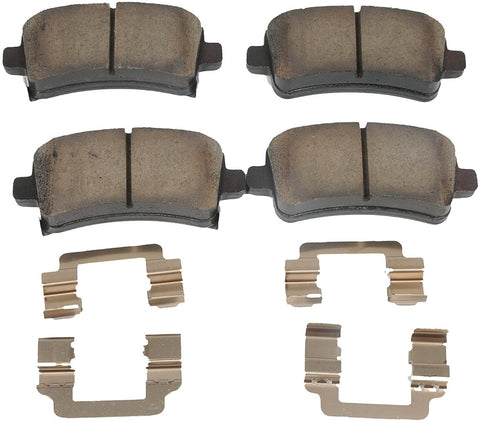 ACDelco 171-1097 GM Original Equipment Rear Disc Brake Pad Set with Spring, Tag, and Label