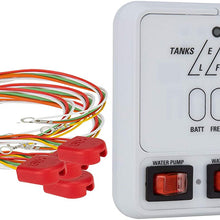 RV Tank Sensor Monitor Panel M25 | KIB Replacement | Panel Only | Level Sensor | Fresh Water or Holding Tank Level Sensor (Black)