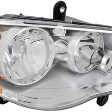 For 2008-2016 Chrysler Town & Country | Dodge Grand Caravan Headlight Headlamp Right [Passenger] Side