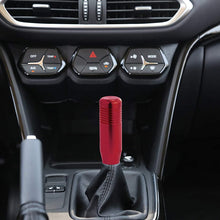 Bashineng 3.3 Inch Length Car Stick Shifter Knob, Transmission Aluminum Alloy Short Gear Shift Nob for Most Manual Truck SUV Cars (Red)