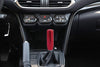 Bashineng 3.3 Inch Length Car Stick Shifter Knob, Transmission Aluminum Alloy Short Gear Shift Nob for Most Manual Truck SUV Cars (Red)