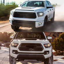 Adiil Front Grille Garnish Radar Sensor Cover Compatible with Tacoma TRD PRO 2018 2019 TSS Sensor Cover
