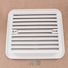 Xianglaa-air Vent Cover, RV Side Wall Air Vent Grille Outlet Fan Travel Trailer, (Color : Black Back Cover)