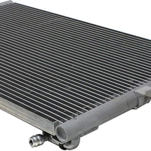 A/C Condenser Compatible with 2002-2009 Saab 43960 Aluminum Core With Receiver Drier