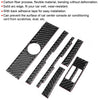 Akozon Carbon Fiber Center Console Air Conditioning Outlet Vent Trim Cover for 3 Series f30 f40