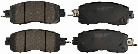 KFE Ultra Quiet Advanced KFE1650-104 Premium Ceramic FRONT Brake Pad Set