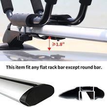 XCAR Folding Kayak Rack 4pcs/Set Black Rooftop Cargo Carrier for SUP,Canoe,Kayak,Surf Board Top Mount Car SUV Crossbar