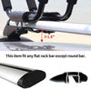 XCAR Folding Kayak Rack 4pcs/Set Black Rooftop Cargo Carrier for SUP,Canoe,Kayak,Surf Board Top Mount Car SUV Crossbar