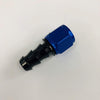 1Pc Blue -6 AN Straight Push-On Hose End Barb Fitting Fuel Line Oil 6AN AN6