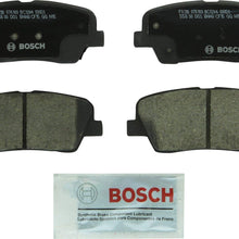 Bosch BC1284 QuietCast Premium Ceramic Disc Brake Pad Set For Select Genesis G90; Hyundai Entourage, Equus, Genesis, Genesis Coupe; Kia Borrego, K900, Sedona; Rear