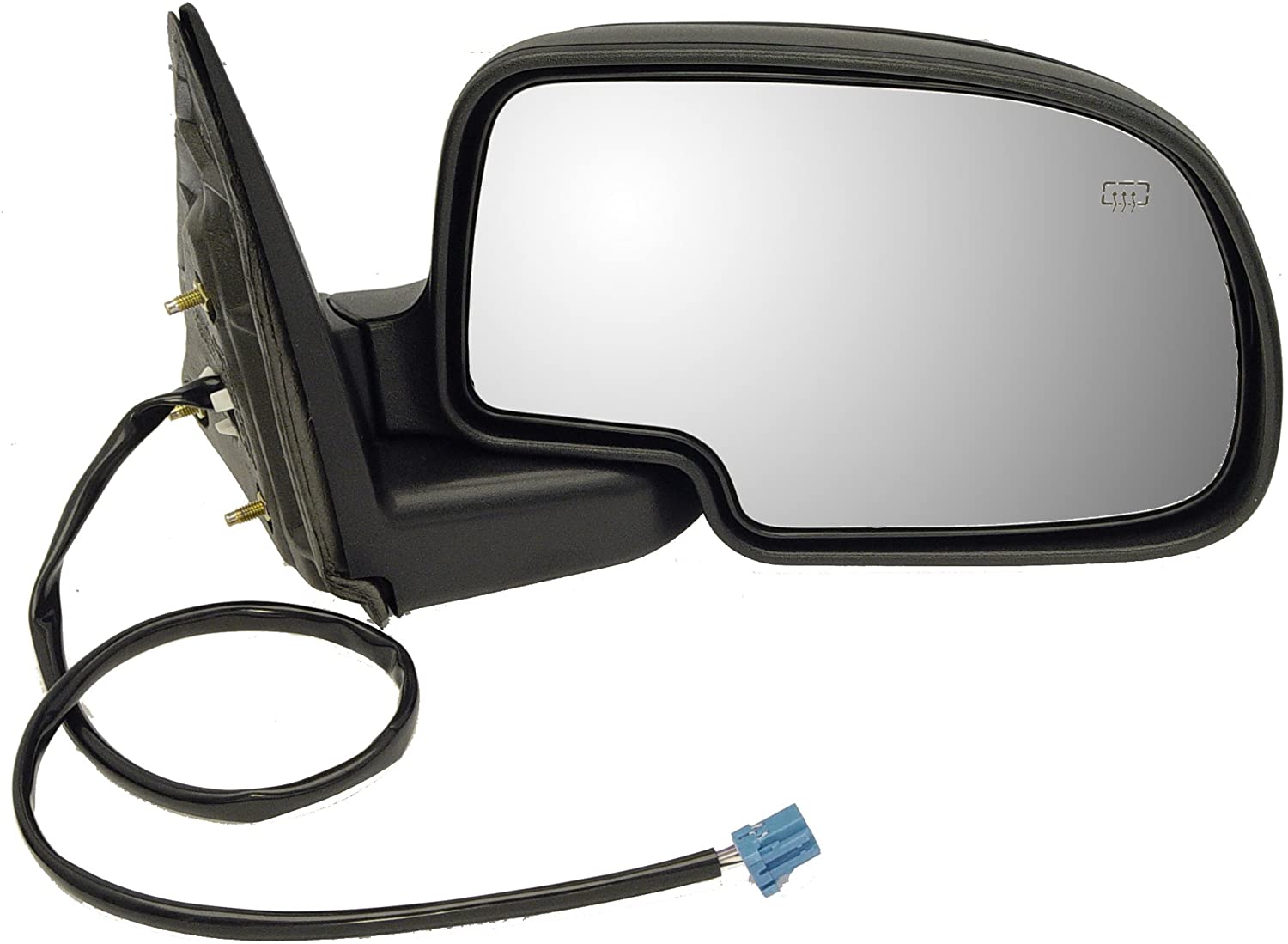 Dorman 955-1275 Passenger Side Power Door Mirror - Heated / Folding for Select Chevrolet / GMC Models, Black