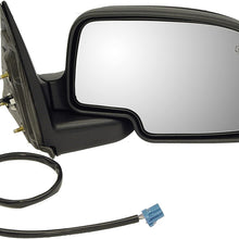Dorman 955-1275 Passenger Side Power Door Mirror - Heated / Folding for Select Chevrolet / GMC Models, Black