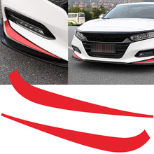 Xotic Tech 5pcs Sporty Red Pre-Cut Front Hood Grille Grill Molding Trim Waterproof Protector Sticker for Honda Accord 2018 2019 Sedan