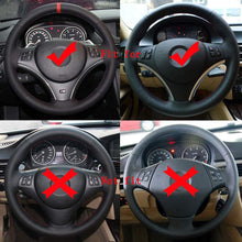 Eiseng Carbon Fiber Car Steering Wheel Trim Sequins Frame for 3 Series E90 325i 328i 330i 335i E87 120i 130i 120d 2005-20011 Interior Accessories
