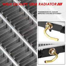2448 Factory Style Aluminum Radiator Replacement for 02-07 Mitsubishi Lancer 2.0L/2.4L AT/MT
