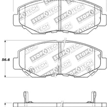 StopTech 309.09140 Street Performance Front Brake Pad