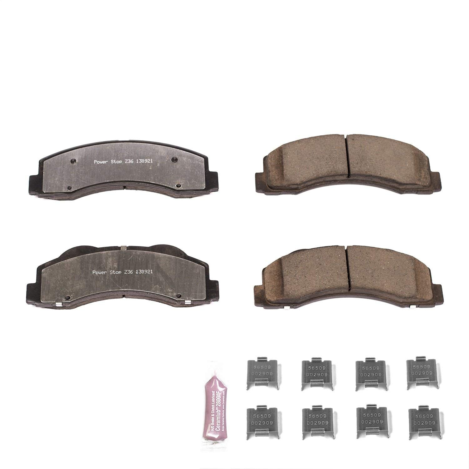 Power Stop Z36-1414, Z36 Truck & Tow Carbon-Fiber Ceramic Front Brake Pads