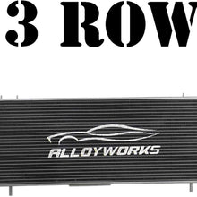 ALLOYWORKS 3 Row All Aluminum Radiator For 1991-2001 Jeep Cherokee XJ / 1991-1992 Comanche 4.0L I4 /I6