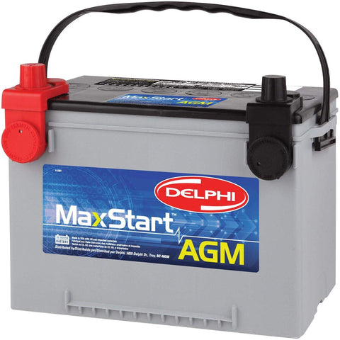 Delphi BU9078DT MaxStart AGM Premium Automotive Battery, Group Size 78DT (Dual Terminal)