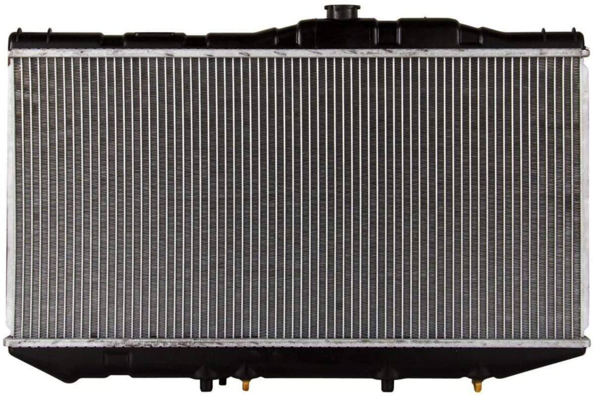 Riseking 16mm Core Automatic Transmission Aluminum/Plastic Radiator RK-CU870 Compatible with 1987-1991 Toyota Camry 2.0L L4 with Oil Cooler