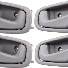 ECCPP Door Handles Interior Inside Inner Front Rear Passenger Driver Side for 1998 1999 2000 2001 2002 Toyota Corolla Gray(4pcs)