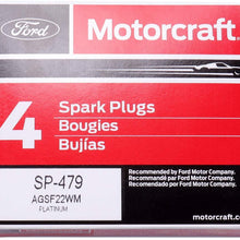 Ignition Coil DG508 and Motorcraft Spark Plug SP479 for Ford 4.6L 5.4L V8 DG457 DG472 DG491 CROWN VICTORIA EXPEDITION F-150 F-250 MUSTANG LINCOLN MERCURY EXPLORER 3W7Z-12029-AA (Set of 8 BLACK)