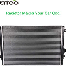 SCITOO Radiator Compatible with 2006-2008 2010-2012 for Audi A3/TT/TT Quattro 2006-2012 Volkswagen Jetta/Eos/Golf/GTI CU2822 2822,