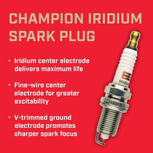 Champion RC12WYPB4 (9201) Iridium Spark Plug, Pack of 1