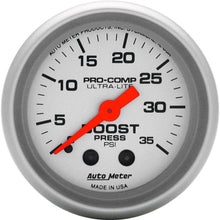 Auto Meter 4304 Ultra-Lite Mechanical Boost Gauge