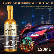 120ML Engine Catalytic Converter Cleaner,Fuel System Cleaner,Engine Carbon Deposit Remove Car Fuel Treasure Gasoline Additive Remove Engine Carbon Deposit for Car