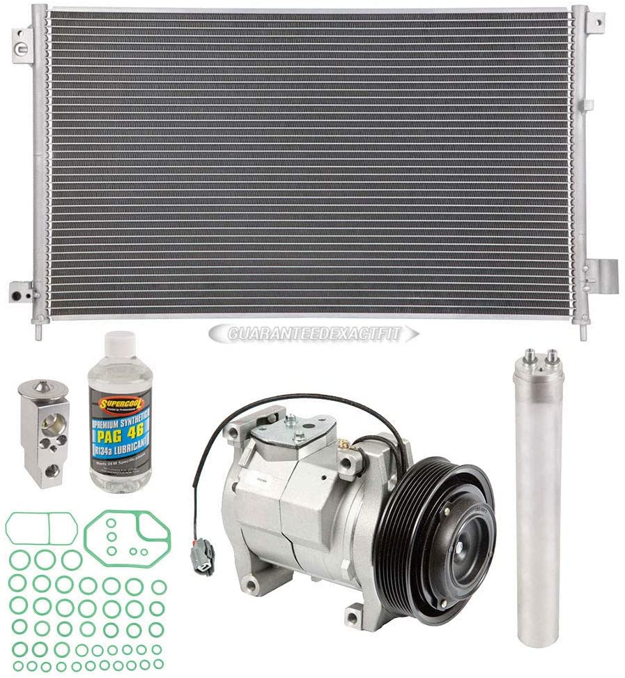 A/C Kit w/AC Compressor Condenser & Drier For Honda Accord Sedan 2.4L 4-Cyl 2003 2004 2005 2006 2007 - BuyAutoParts 60-82465CK New