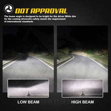 TURBO SII 7inch Round Halo LED Headlights White DRL Amber Turn Signal Light for H6024 1997-2018 TJ LJ JK JKU Unlimited Sahara Sport Hummer H2 H1 Rubicon Mazda Miata Land Rover Defender | DOT Approved