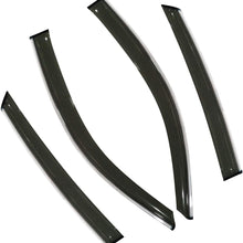 biosp Vent Visor For Honda Civic 10th gen 2016 2017 2018 2019 Rain Sun Shade Window Deflectors Shield Wind Guard Side-Custom Fit 4 Pcs Set Smoke Gray