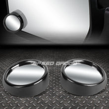 Replacement for Tundra Black Manual Folding Heated Glass Amber LED Signal Towing+Blind Spot Mirror w/Bezel